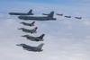 미 B-52H 전략폭격기 한반도 전개…한미 연합공중훈련 실시